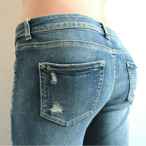 Plus Size Marley Midrise Distressed Skinny